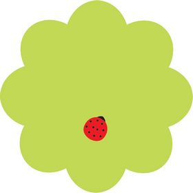 Папір для нотаток Axent Flower 70х70 мм, 50 листів, з клейким шаром, зелена