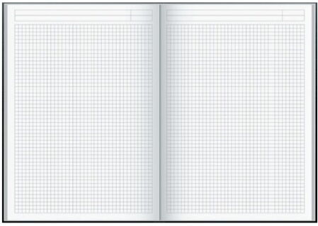 Книга записная Brunnen Melissa А4, 192 листа, клетка, красная - №2