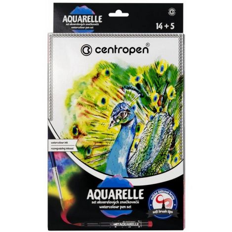 Набор для творчества Centropen Aquarelle 9383, 19 предметов - №2