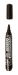 Маркер перманентный Buromax JOBMAX, 2-4 мм, черный - №2