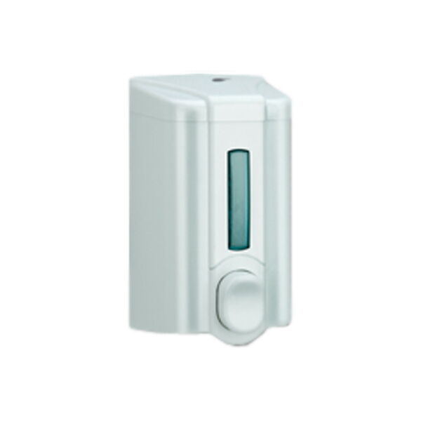 Дозатор жидкого мыла Solaris кнопочный 0.5 л, белый - №1