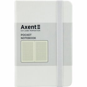 Книга записная Axent Partner  9.5х14 см, 96 листов, клетка, белая