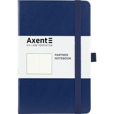 Книга записная Axent Partner, А5-, 12.5х19.5 см, 96 л, нелинованый, синяя - №1