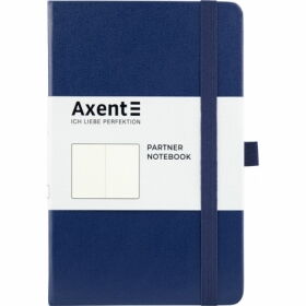 Книга записная Axent Partner, А5-, 12.5х19.5 см, 96 л, нелинованый, синяя