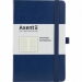 Книга записная Axent Partner 12.5х19.5 см, 96 листов, линия, темно-синяя - №1
