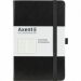 Книга записная Axent Partner 12.5х19.5 см, 96 листов, линия, черная - №1