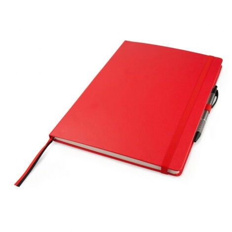 Книга записная Axent Partner Grand 21х29.5 см, 100 листов, клетка, красная - №7