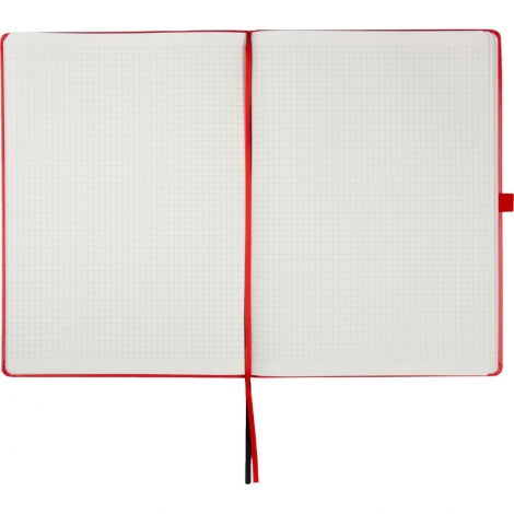 Книга записная Axent Partner Grand 21х29.5 см, 100 листов, клетка, красная - №8