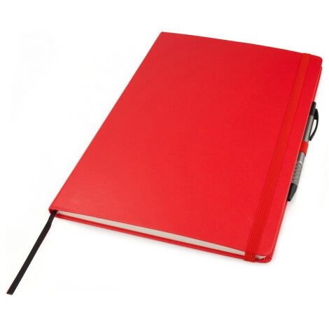 Книга записная Axent Partner Grand 21х29.5 см, 100 листов, точка, красная - №7
