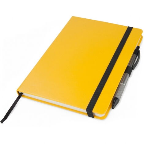 Книга записная Axent Partner Prime 14.5х21 см, 96 листов, клетка, желтая - №7