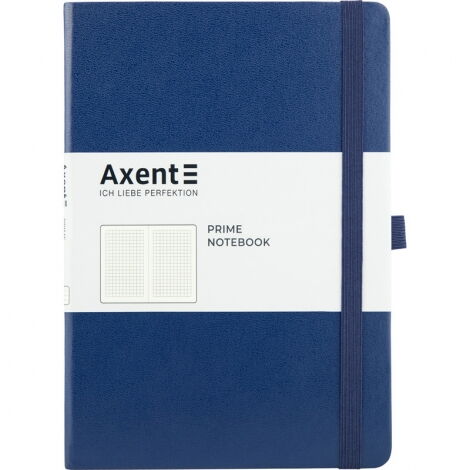 Книга записная Axent Partner Prime 14.5х21 см, 96 листов, клетка, синяя - №1