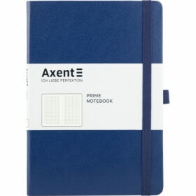 Книга записная Axent Partner Prime 14.5х21 см, 96 листов, клетка, синяя
