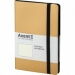 Книга записная Axent Partner Soft  12.5х19.5 см, 96 листов, точка, золотистая - №2