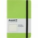 Книга записная Axent Partner Soft 12.5х19.5 см, 96 листов, точка, салатова - №1