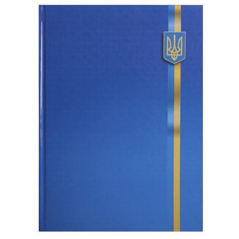 Книга канцелярская Украинская символика, А4, 96 листов, клетка, картонная обложка - №3