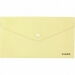Папка-конверт на кнопке Axent Pastelini DL, 180 мкм, желтая - №1