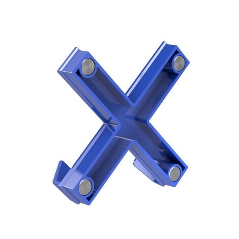 Магнит Dahle Mega Cross 90x90 мм, 1 шт, синий - №3