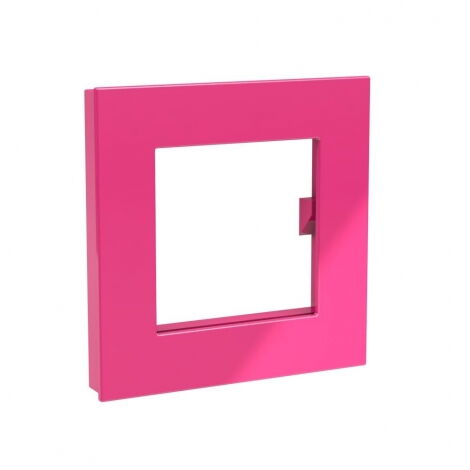Магнит Dahle Mega Square 75x75 мм, 1 шт, розовый - №1