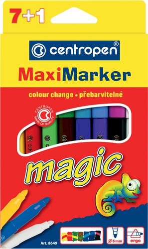 Фломастеры Magic Maxi 8649, Centropen, 14 цветов - №1