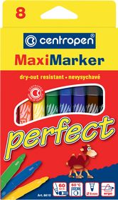 Фломастеры Perfect Maxi 8610, Centropen, 8 цветов