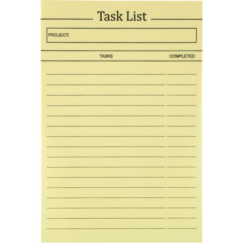Бумага для заметок Axent Task list 100x150 мм, 100 листов, пастель - №1