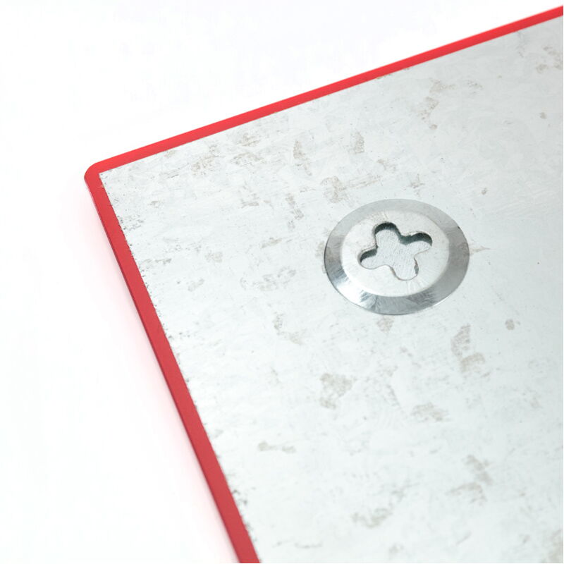 Доска стеклянная магнитно-маркерная 45х45 см, красная - №4