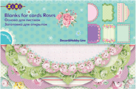 Заготовка для открыток ZiBi Roses (18 шт.)