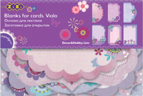 Заготовка для листівок "Viola" (18 шт.)