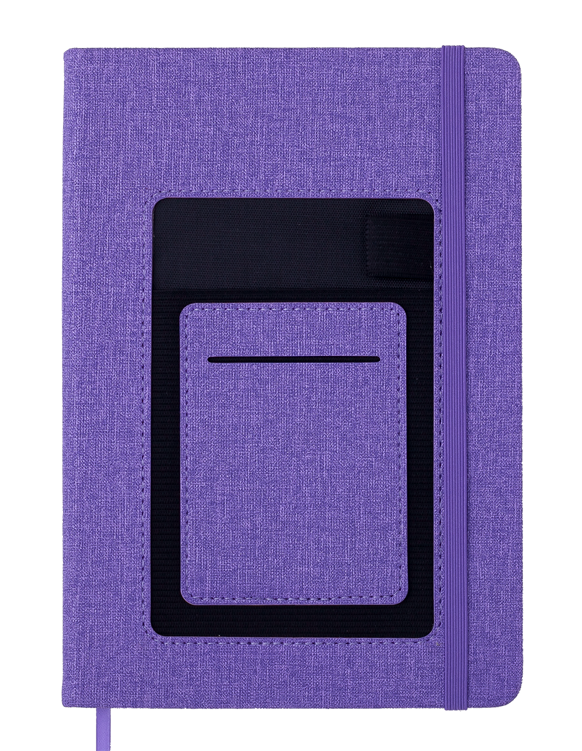Блокнот деловой Buromax COMFORT А5, 96 листов, клетка,  фиолетовый - №1