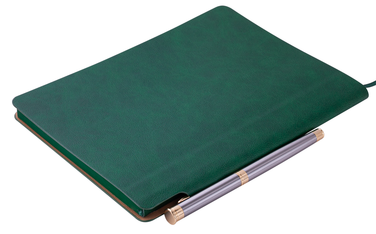 Блокнот деловой Buromax FRESH А5, 96 листов, точка, зеленый - №2