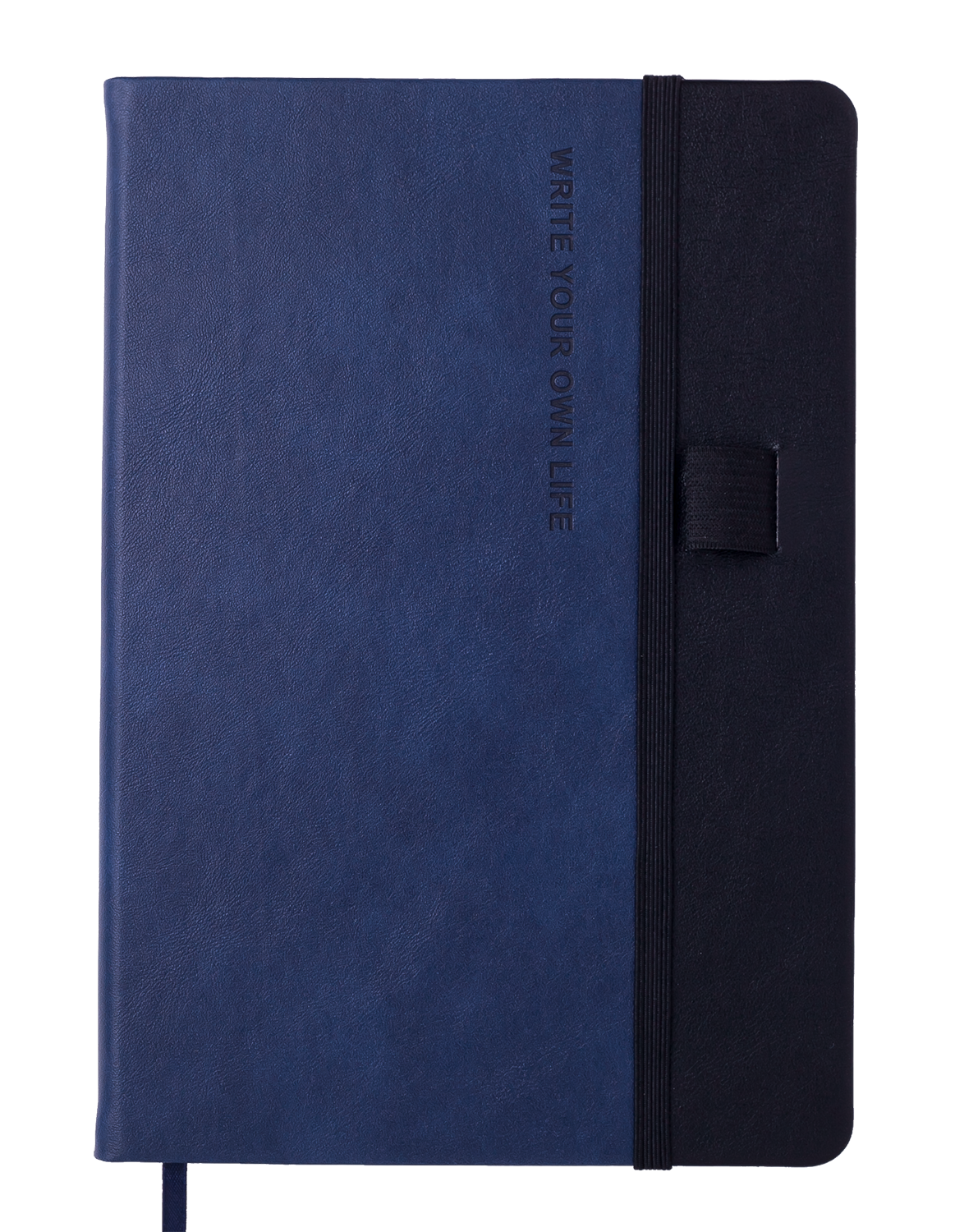 Блокнот деловой Buromax RECORD А5, 96 листов, нелинованный, синий - №1