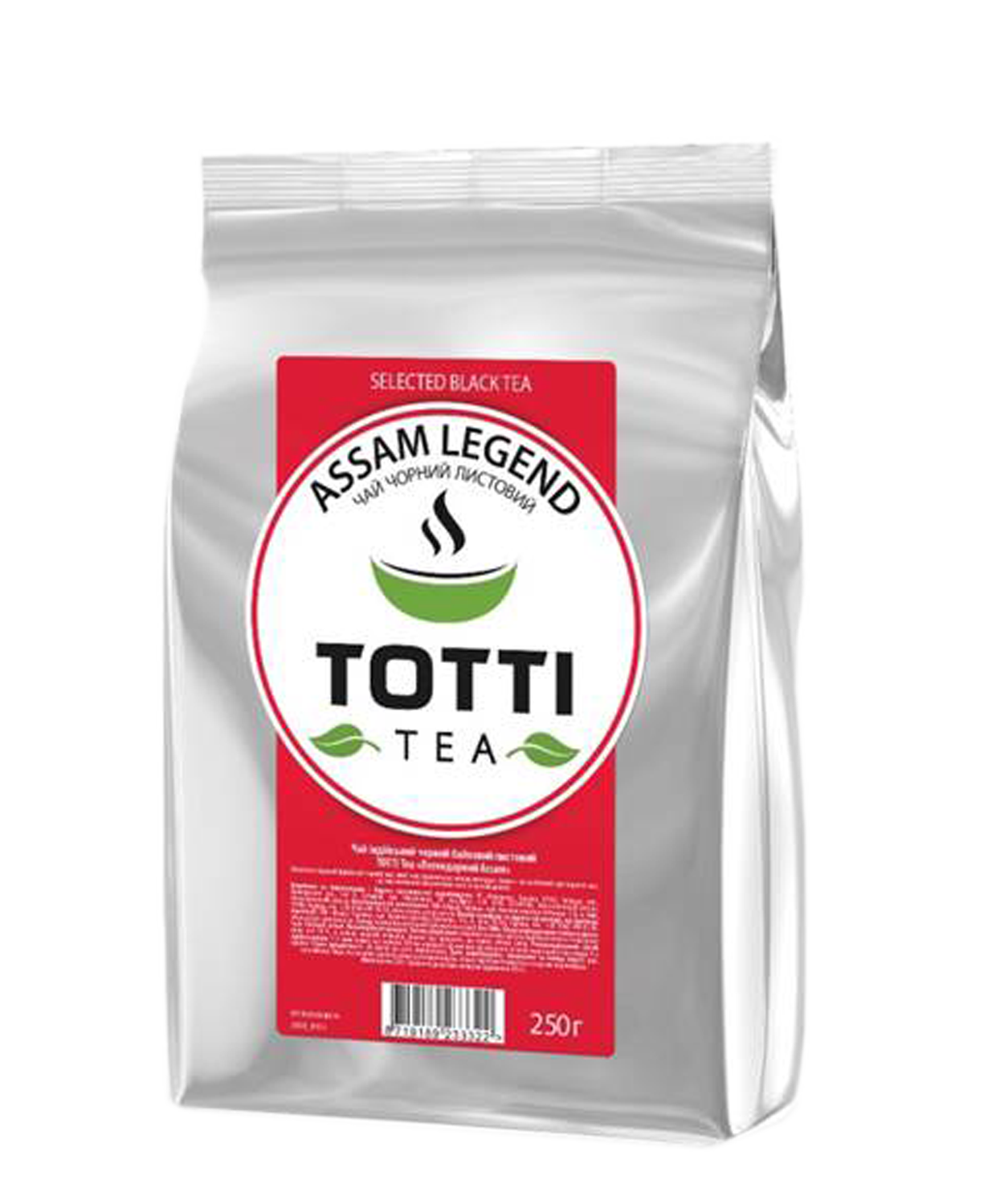 Чай чорний 250г*5, листової, "Легендарний Ассам", TOTTI Tea