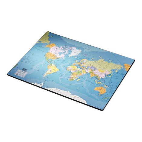 Подкладка для письма Esselte 440х530 мм, карта мира - №1
