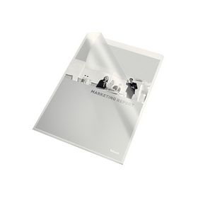 Папка-кутик Esselte Premium А4, 150 мкм, прозорі глянцеві, уп/25шт, арт.55430