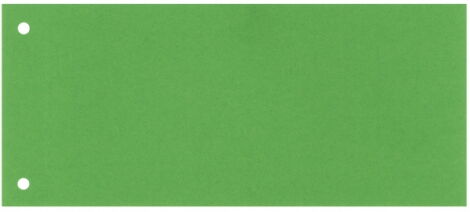 Разделитель-закладка Esselte 10.5х24 см, картон, зеленый, 100 шт - №1
