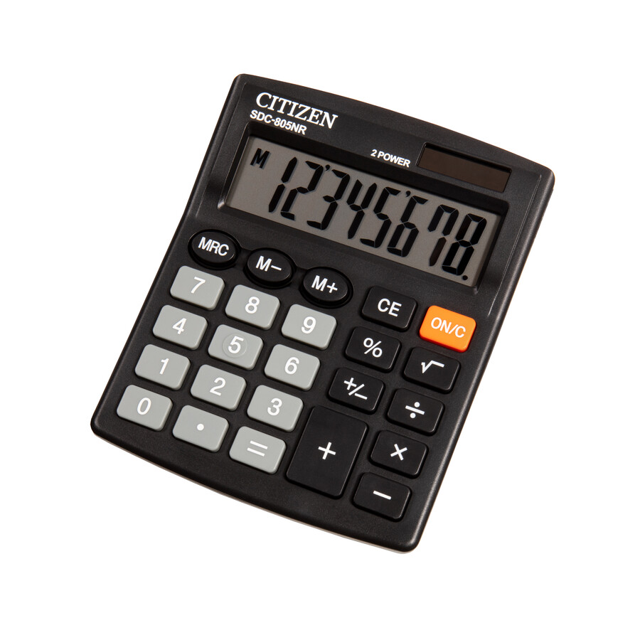 Калькулятор Citizen SDC-805NR, 8 розрядов - №1