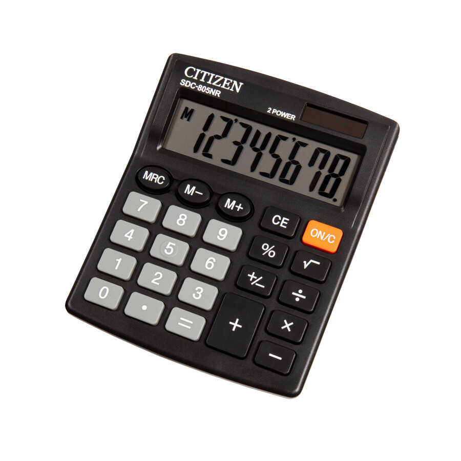 Калькулятор Citizen SDC-805NR, 8 розрядів