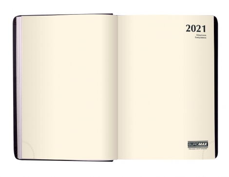 Ежедневник датированный 2021 Buromax MEANDER, зеленый - №3