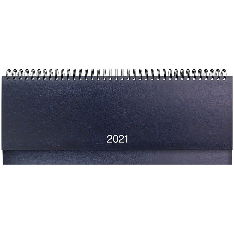 Планинг датированный 2021 Brunnen Miradur 32.2х10.2 см, синий - №1