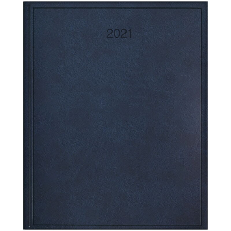 Еженедельник датированный 2021 Brunnen  Бюро Torino, синий - №1