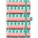 Еженедельник недатированный Brunnen Смарт Графо А5, Mint&Pink BBH - №1