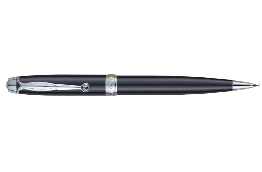Ручка шариковая автоматическая REGAL в пластиковом футляре 1 мм, синий - №1