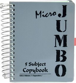 Блокнот MINTRA Micro Jumbo A6, 150 листов, линия, стальной