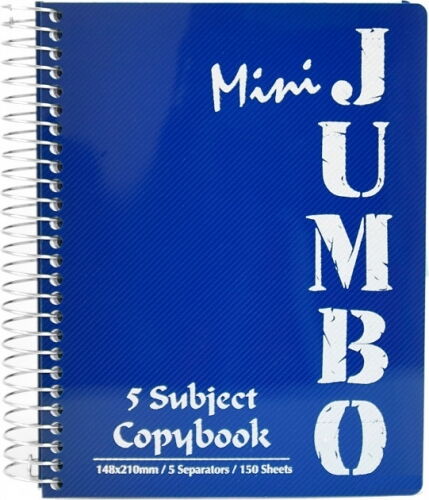 Блокнот MINTRA Mini Jumbo A5, 150 листов, клетка, синий - №1