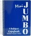 Блокнот MINTRA Mini Jumbo A5, 150 листов, клетка, синий - №1