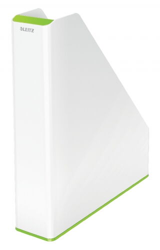 Лоток для бумаг вертикальный Leitz WOW Duo Colour пластиковый, зеленый - №2