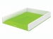 Лоток для бумаг горизонтальный Leitz WOW Duo Colour пластиковый, зеленый - №1