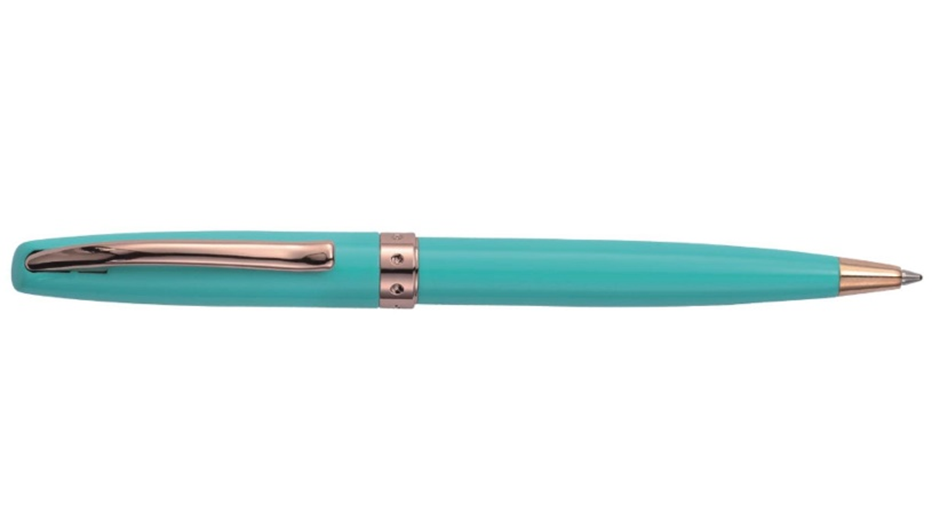 Ручка шариковая автоматическая REGAL в пластиковом футляре 1 мм, синий