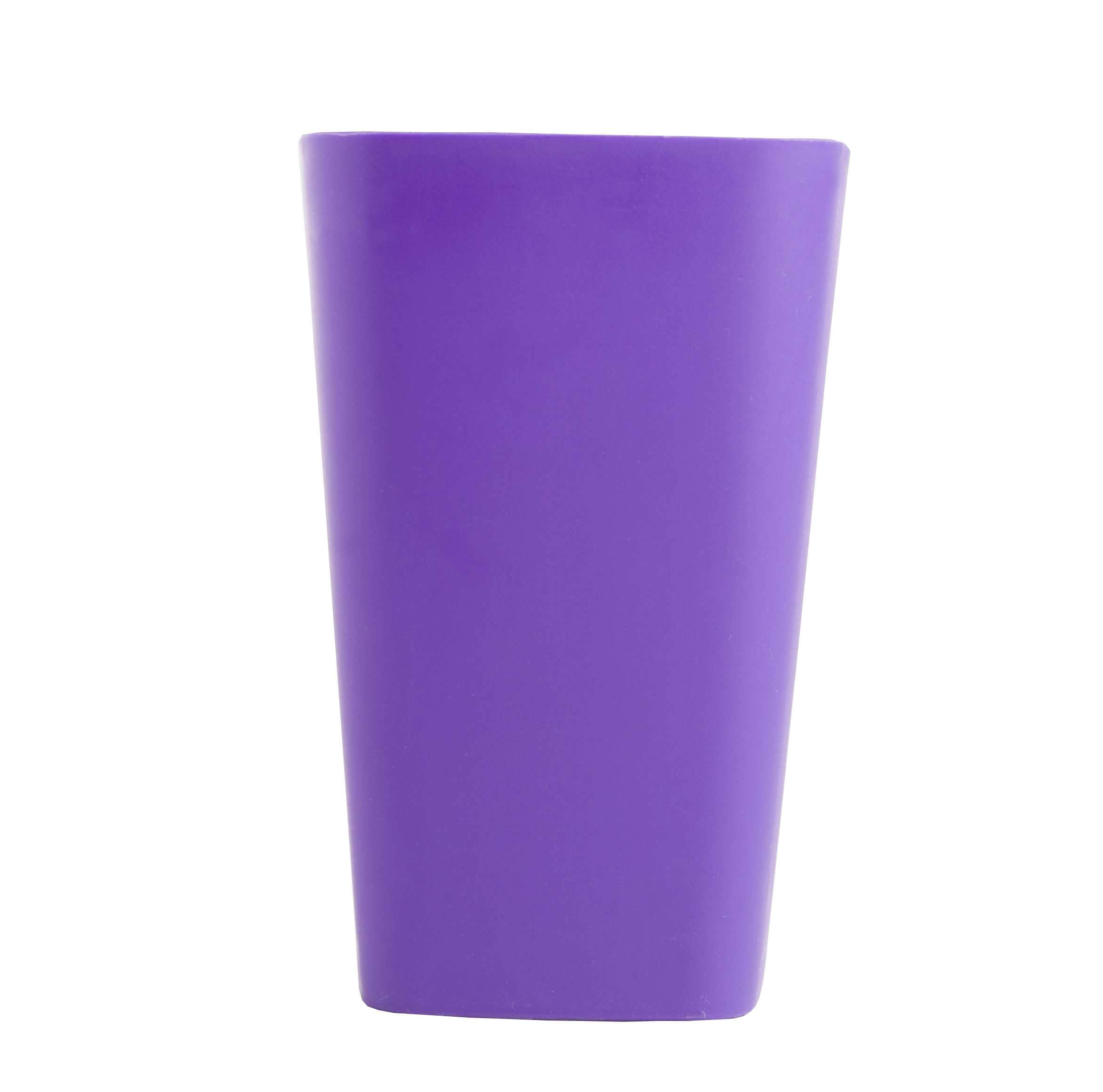 Подставка для ручек пластиковая квадратная АРНИКА, фиолетовая - №1