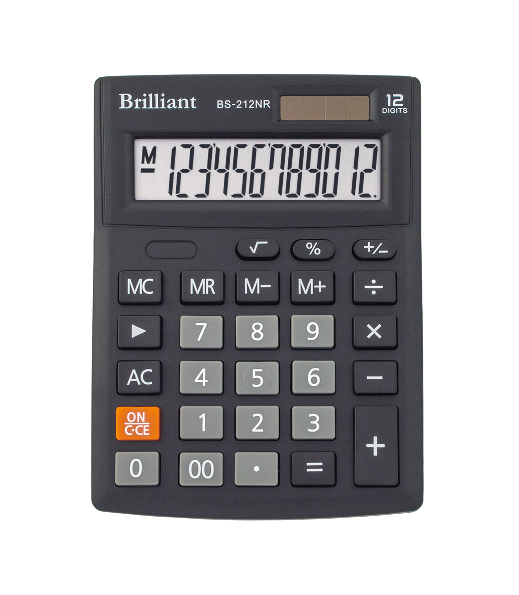Калькулятор Brilliant BS-212NR, 12 розрядів